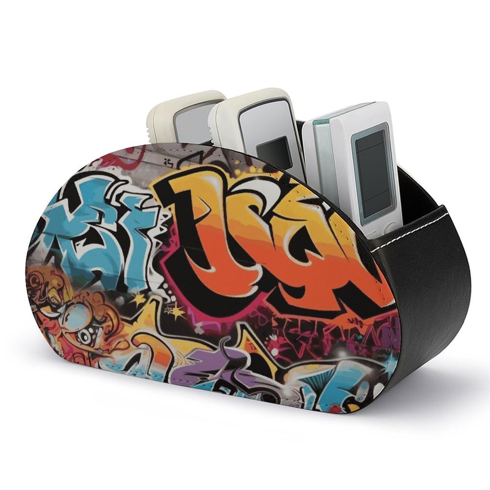 Eekstdbn Graffiti Hip-Hop Remote Control Holder with 5 Compartments