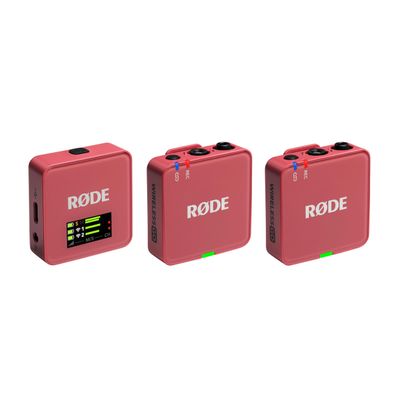 RØDE Wireless GO (Gen 3) Compact Wireless Microphone, Pink