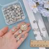 CRAFTYMELODY 60 pcs Tibetan Spacer Beads view 3