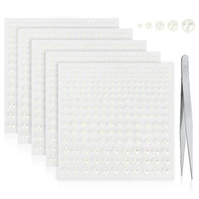 1125 Self-Adhesive Pearl Stickers