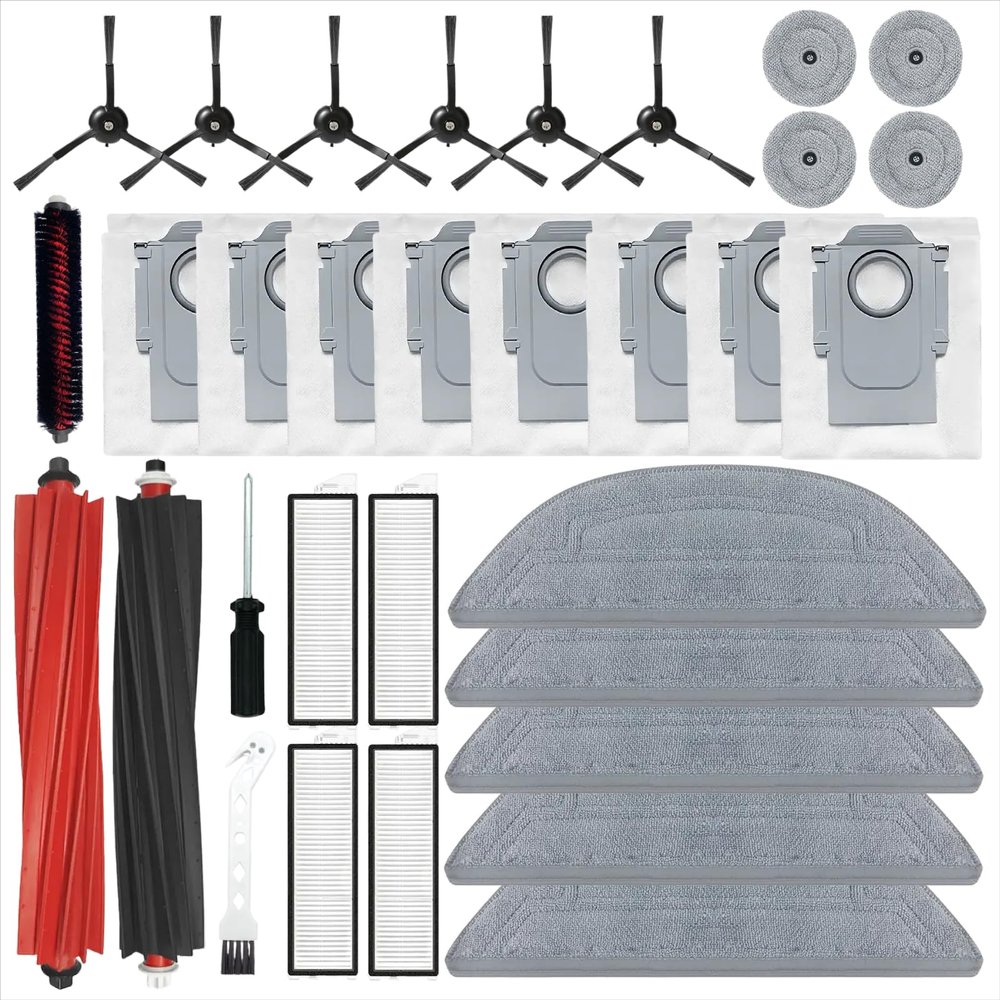 31-Piece Accessory Set for Roborock S8 Max Ultra Robot Vacuum