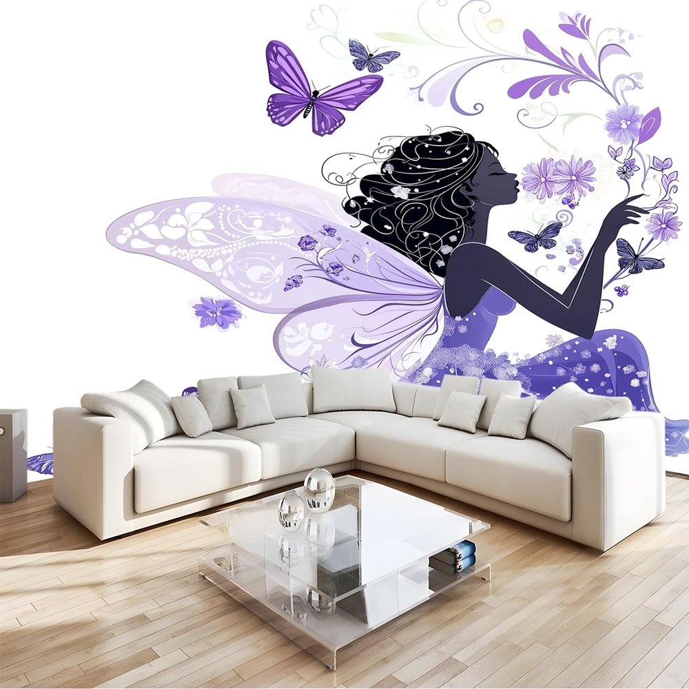 Nonwoven Photo Wallpaper 250 x 175 cm, 3D Fantasy Fairy Design
