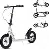 XXL Big-Wheel Kick Scooter for Adults and Children, Foldable City Scooter with Hand Brake, 150 kg Capacity view 1