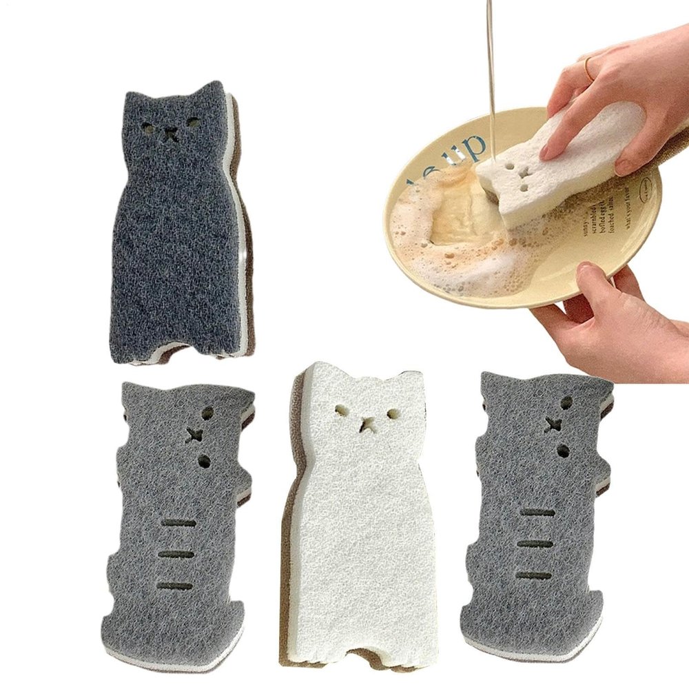 Cat Sponge for Cats - 4 Pack