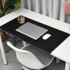 PU Leather Desk Mat with Edge Protection, Black, 70 x 35 view 1