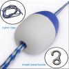 Floating Pool Safety Rope with Floats, Blue and White Lane Divider view 4