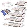 JUCCJUXIN Aluminum and Polycarbonate Door Canopy, 120 x 320 cm view 2