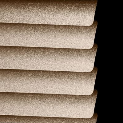 Frosted Gold Aluminum Venetian Blinds, Customizable, 90 x 170 cm