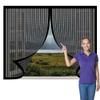Magnetic Fly Screen for Windows 218 x 259 cm, Black view 1
