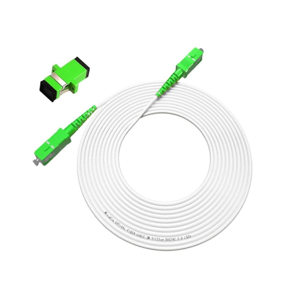 MiusKiw SC/APC Fiber Optic Cable, FTTH Patch Cable