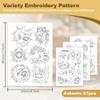 DOODLREAM 27-Piece Water-Soluble Hand Embroidery Stabilizers view 2