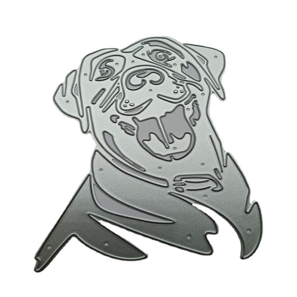 Dog Cuts Stencil Metal Die for Birthday Cards