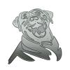 Dog Cuts Stencil Metal Die for Birthday Cards view 1