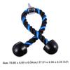DECOMELODY 3-Headed Cable Pull Rope with Double Handles, 70 cm view 2