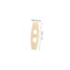 PartyKindom 50-Piece Round Wooden Buttons view 2