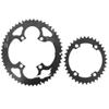 LKfjnhePF Road Bike Chainring, 110 BCD, 4-Bolt, Oval/Round Double Chainring, 52/36T (Round 50/34T) view 2