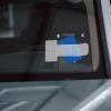 Car Ticket Holder - Transparent Windshield Organizer Clip view 3