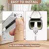 YIMETOP Curtain Hooks Set view 4