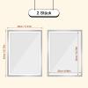 GANILITY Diamond Painting Frames, 2 Pack 30 x 40 cm Self-Adhesive Magnetic Frames, Silver view 2