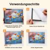 GANILITY Diamond Painting Frames, 2 Pack 30 x 40 cm Self-Adhesive Magnetic Frames, Silver view 4