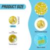 PandaHall Crystal Glass Beads, 10mm, Faceted, Round, AB Color, 80 Pieces view 3