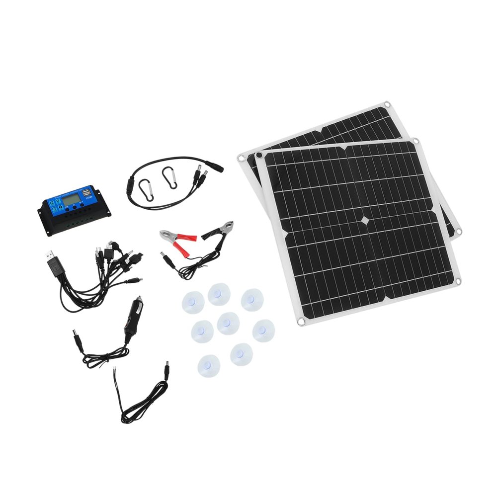 Lurrose 300 W Outdoor Monocrystalline Solar Panel Kit, 18 V