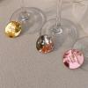 Personalized Glass Markers - Heart & Name view 2