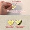 Personalized Glass Markers - Heart & Name view 4