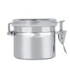 Yosoo Health Gear Airtight Stainless Steel Storage Container, 10 x 7.4 cm, for Coffee, Tea, Sugar, Flour, Cookies, Candy, Kitchen and Lunchbox view 1