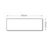 V Safety Safety Sign “Danger Fire Risk,” Landscape, 300 x 100 mm, 3 mm, Brushed Aluminum Composite view 2