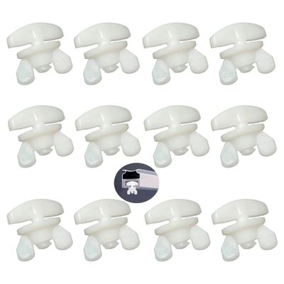 Skythrive Curtain Track Stoppers - 12 Pack