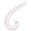French Curve Ruler, 4.7 Inch Plastic Quilt Ruler with Clear Scale view 1