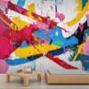 GIVLWF Abstract Graffiti Wall Mural Wallpaper, 150 x 105 cm view 2