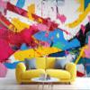 GIVLWF Abstract Graffiti Wall Mural Wallpaper, 150 x 105 cm view 3