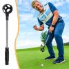 Telescoping Golf Ball Retriever, Portable Stainless Steel Tool view 2