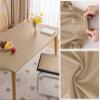 Morbuy Waterproof Square Tablecloth, PU Leather, Wipe-Clean, Oil- and Stain-Resistant, 70 x 70 cm view 3