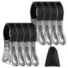 8-Pack Stainless Steel Towel Clips view 1