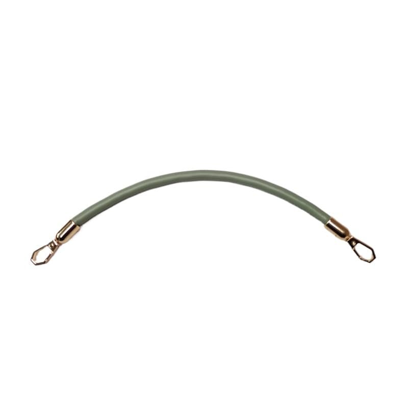 PTNKUIIY 2-Piece PU Leather Bag Handles with Carabiners, 30 cm, Green