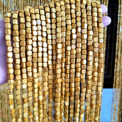 DJCYGG Beaded Door Curtain, Bamboo Bead Curtain Room Divider, 121 Strands, 120 x 200 cm