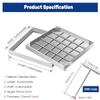 Heavy-Duty Stainless Steel Septic Tank Cover, Invisible Inspection Hatch, Supports 2.6 Tons view 2