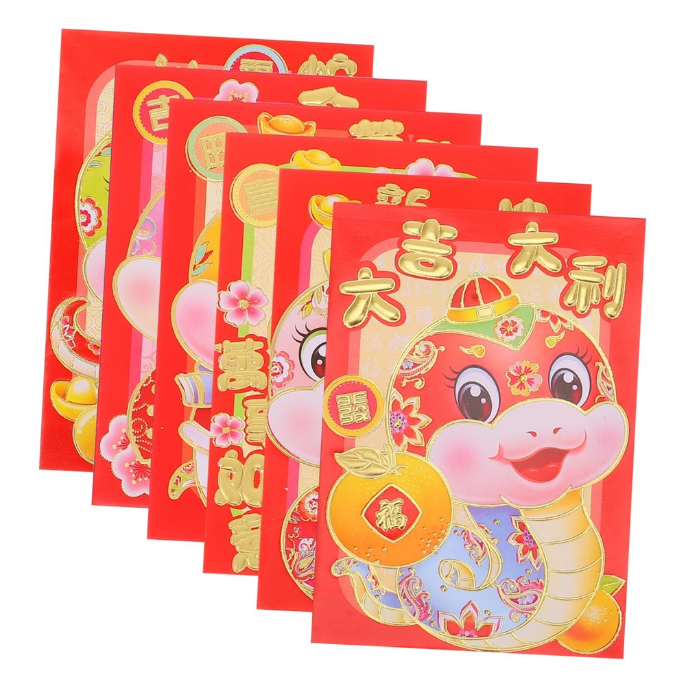 OSALADI 36-Piece Traditional Red Envelopes, Chinese Style, Lunar New Year
