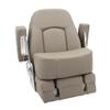 PONTTOR BLIES Boat Seat with Flip-Up Function, Fabric-Like Vinyl, Taupe view 2