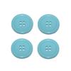 Premium 30mm 4-Hole Bachlor Buttons - Turquoise (4 Pack) view 1