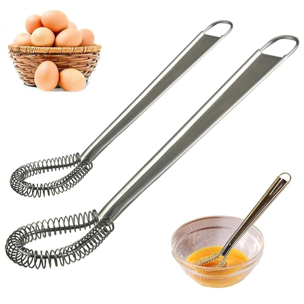 Stainless Steel Mini Whisk Set, 2 Pieces