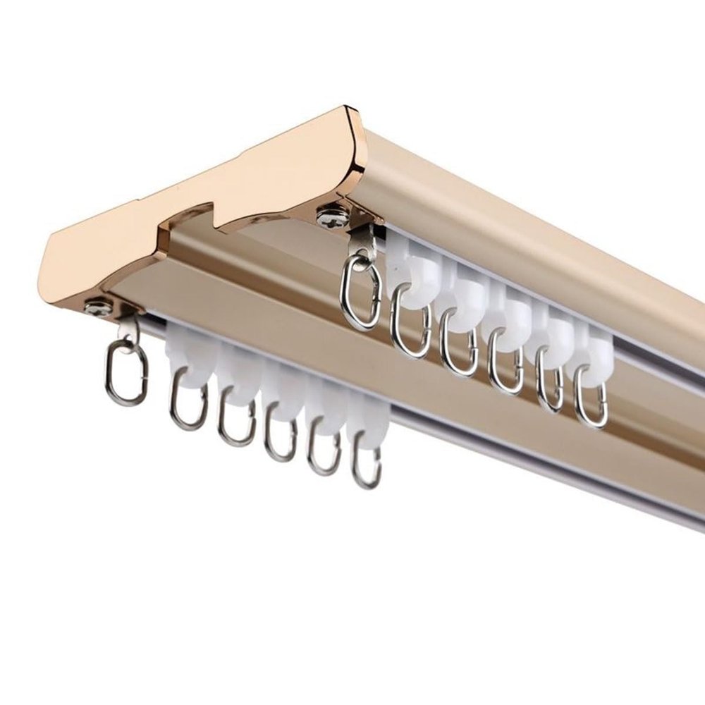 Adjustable 5 m Double Aluminum Ceiling Curtain Track