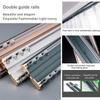 Adjustable 5 m Double Aluminum Ceiling Curtain Track view 3