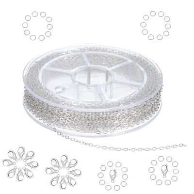 Silver Chain Making Set 10m Stainless Steel