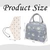 YSDYY 1-Piece Daisy Insulated Bag & 1-Piece Triangle Food Bag view 2