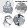 YSDYY 1-Piece Daisy Insulated Bag & 1-Piece Triangle Food Bag view 3
