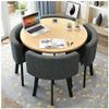47.7 cm Square/Round Dining Table and 4-Chair Set view 1